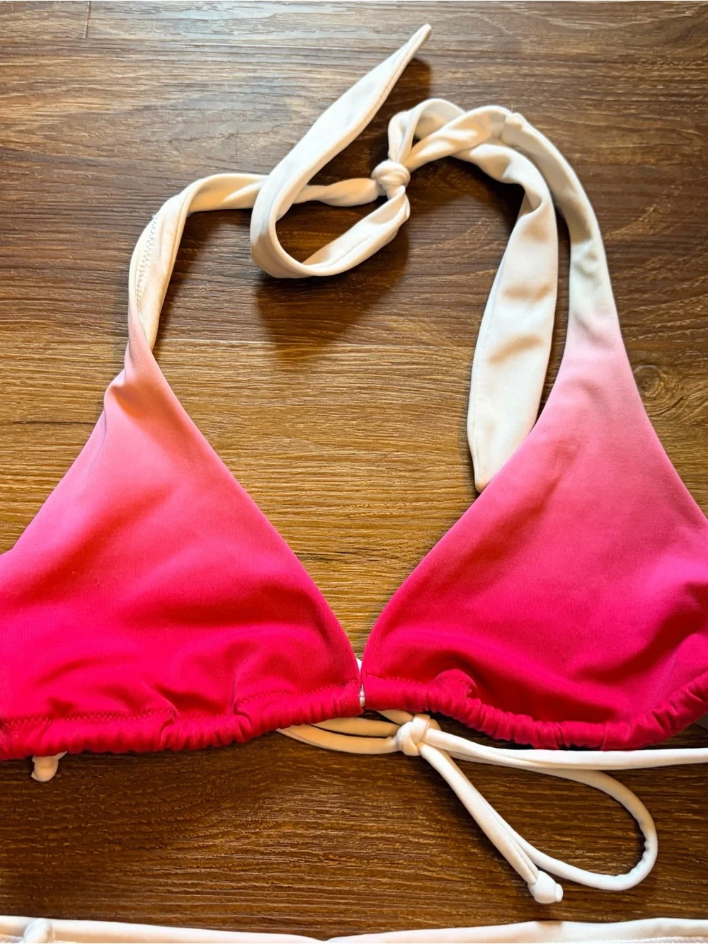 Victoria’s Secret Pink Ombre String Bikini Set Small